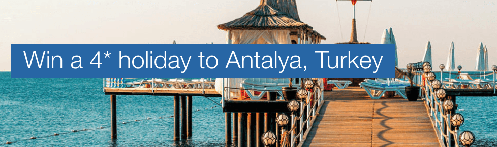 Win a 4* holiday to Turkey by Jet2holidays