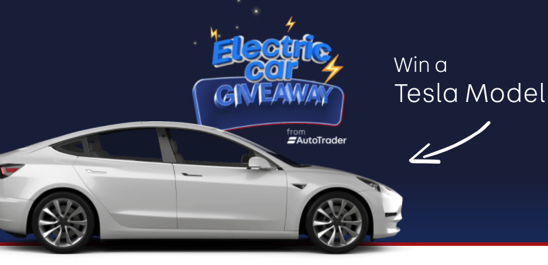Win a Tesla Model 3 car from Auto Trader