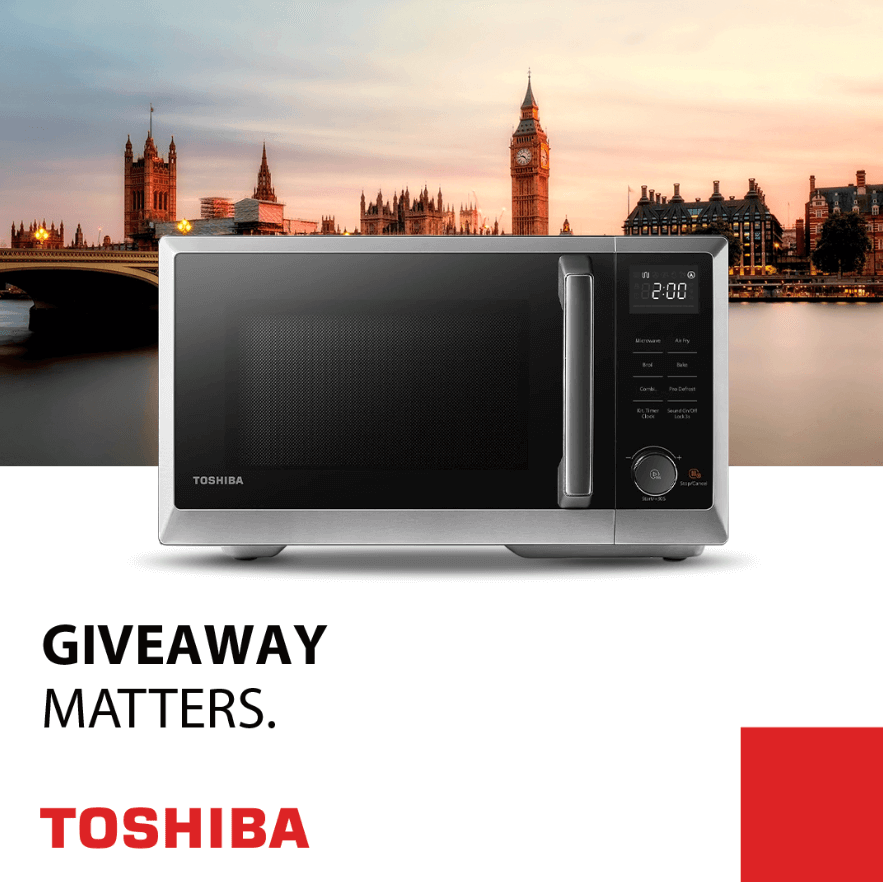 Win an Air Fry Combo microwave with TOSHIBA